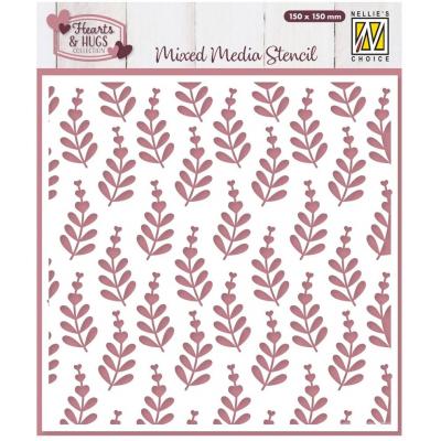 Nellie's Choice Stencil - Heart Branches